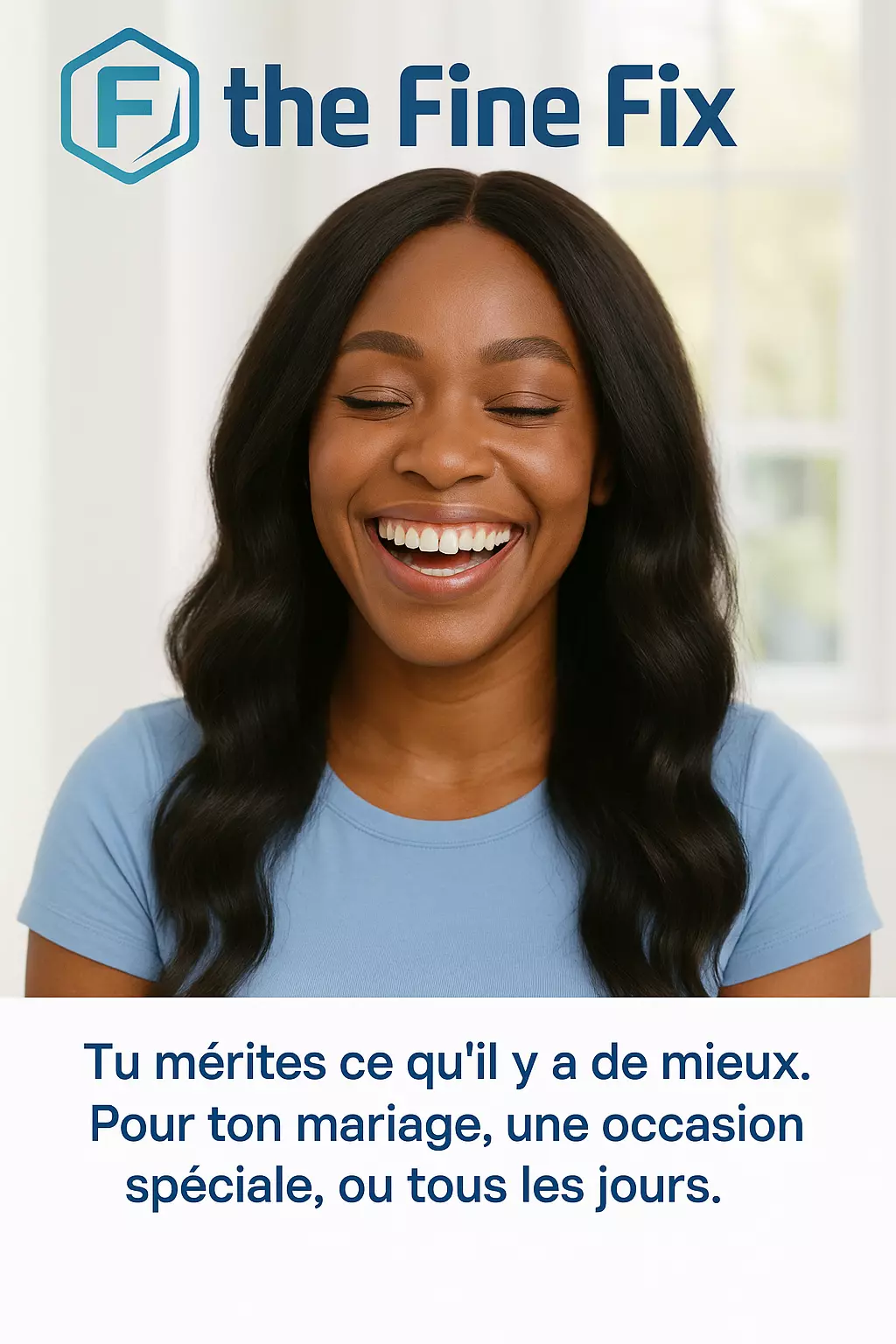 Sourire radieux pour _The Fine Fix_