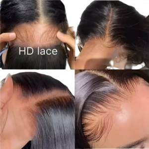 HD Lace 13×4 (conseillé ) + Racine épilée + Nœuds décolorés